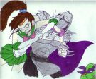 Sailor Jupiter VS Shredder!